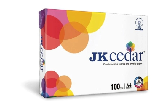 JK Cedar : 100 GSM - A4 (Box pack containing 5 reams)