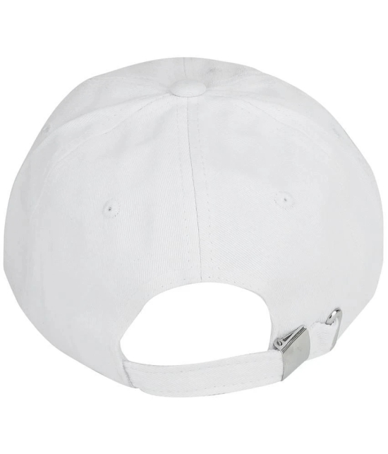 PENYAN White Cotton Mens Cap ( Pack of 1 ) - White