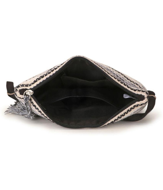 Anekaant - Black Cotton Sling Bag - Black