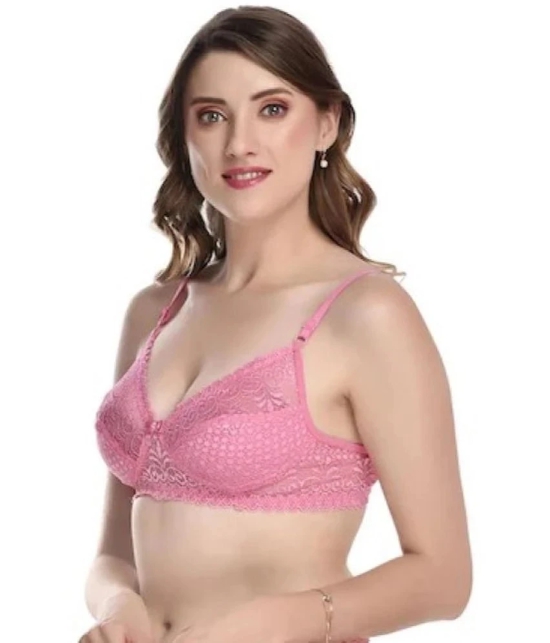 Kiran Enterprises Multicolor Net Non Padded Womens Everyday Bra ( Pack of 2 ) - None