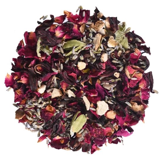 The Herb Basket  Floral pink tea-The Herb Basket ~ Floral pink tea