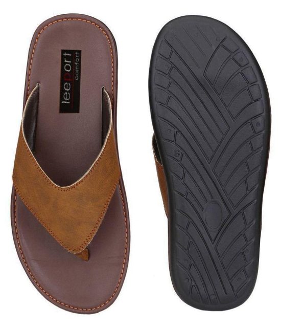 Leeport Camel Flip Flops - 6