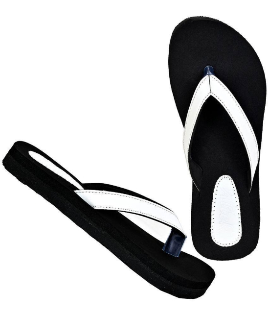 Altek - White Womens Thong Flip Flop - None