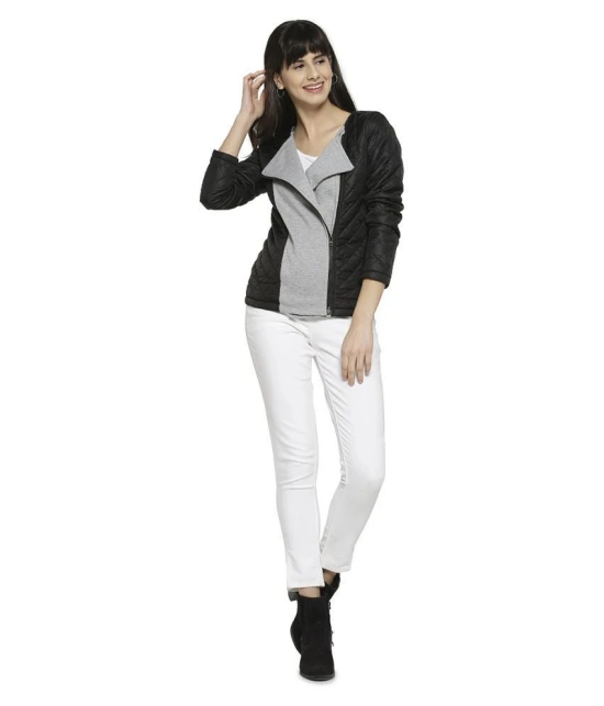 Campus Sutra Cotton Black Jackets - XL