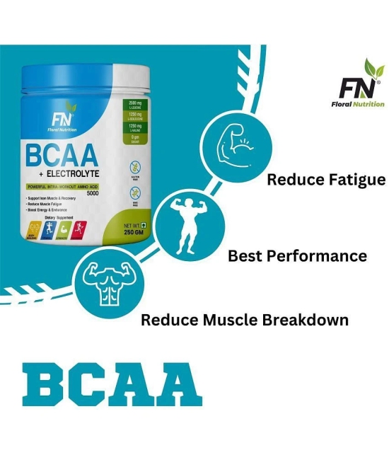 Floral Nutrition BCAA 2:1:1 intra workout supplement (Lychee) 250 gm