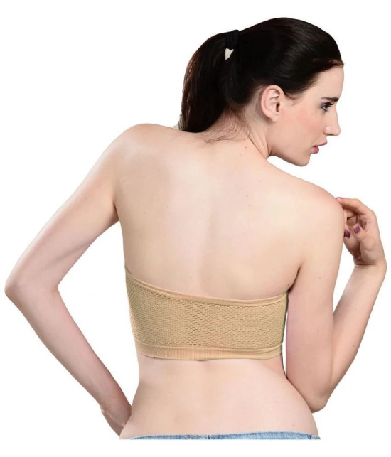 Madam Polyamide Tube Bra - Beige Single - Free Size