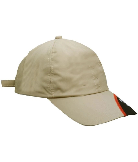 JMALL - Beige Cotton Mens Cap ( Pack of 1 ) - Beige