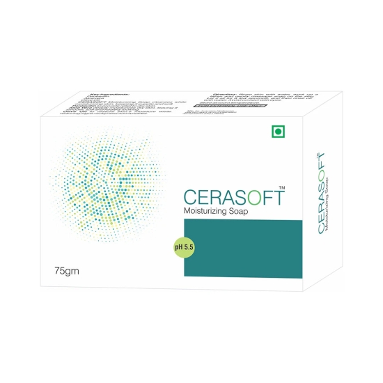 Cerasoft Moisturising Soap 75gm, Pack of 2