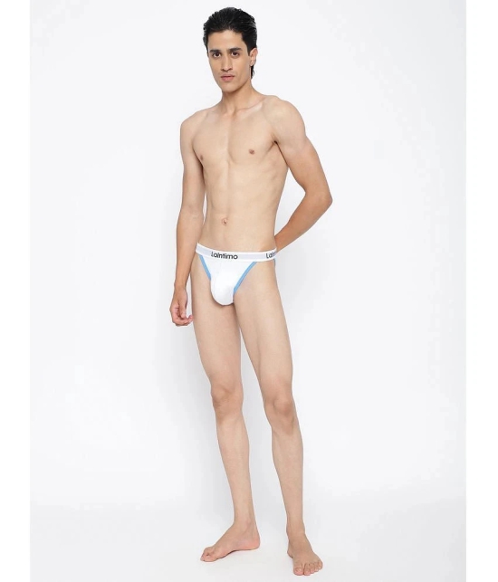 La Intimo Cotton Mens Bikini ( White ) - None