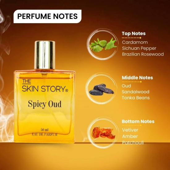 Spicy Oud Perfume | Long-Lasting Fragrance (50 ML)