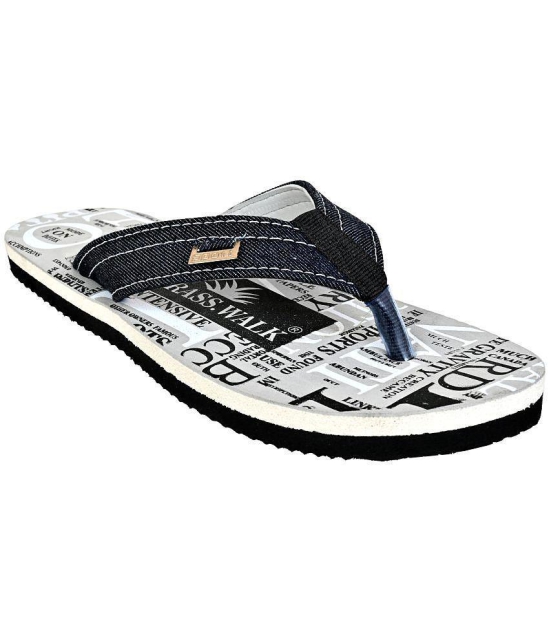 GRASS WALK - Gray Mens Daily Slipper - None