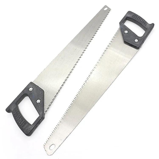 1555 Powerful Hand Saw with Hardened Steel blades 450mm