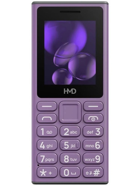 Nokia HMD105 Dual SIM Feature Phone Platinum SilverPurple