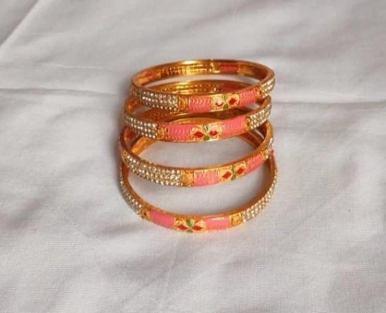 GOLD PLATED BANGLES-SET