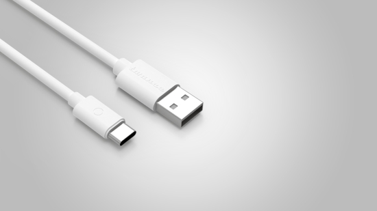 1 Meter PVC White twance Type C to USB 3.1 amp Fast Charging and data Sync Cable - USB 3.0I Suitable for All C Type Devices Smartphones,Tablet and Accessories