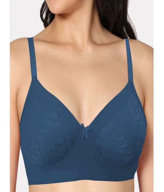 IN CARE LINGERIE Blue Polyester Lightly Padded Womens Push Up Bra ( Pack of 1 ) - None