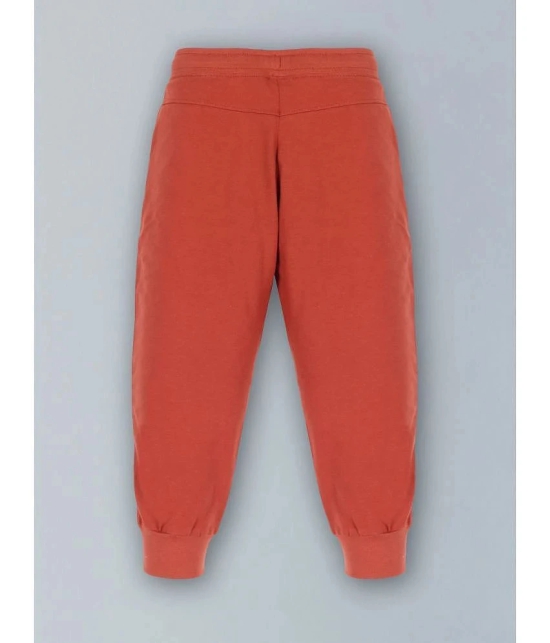 PLUM TREE - Orange Cotton Blend Boys T-Shirt & Trackpants ( Pack of 1 ) - None