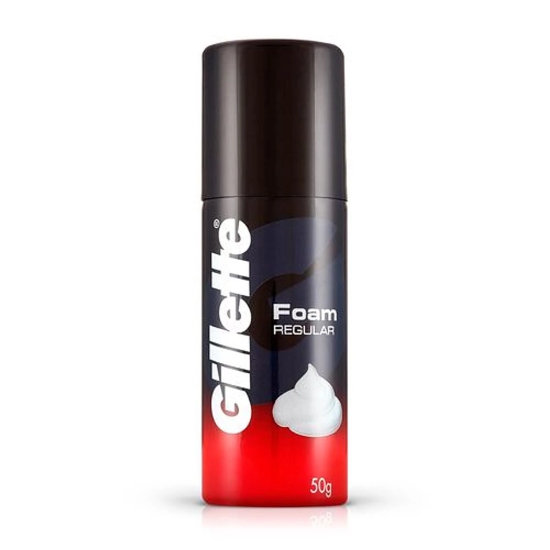 Gillette Pre Shave Foam - Classic, Regular, 50 G Bottle