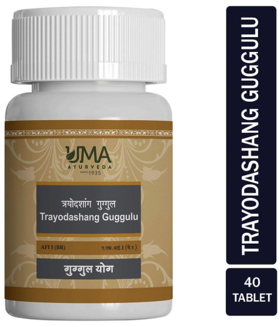 UMA AYURVEDA Trayodashang_Guggul_40_Tab Tablet 1 kg Pack Of 2