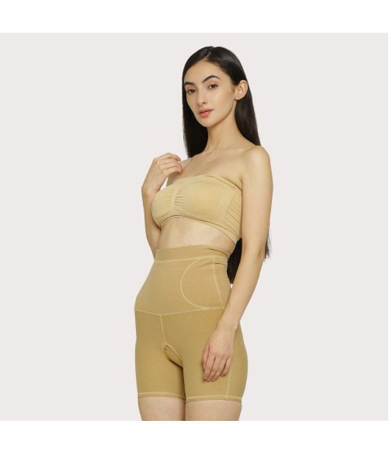 SELETA - Beige Shapewear Cotton Women's Tummy Tucker ( Pack of 1 ) - None