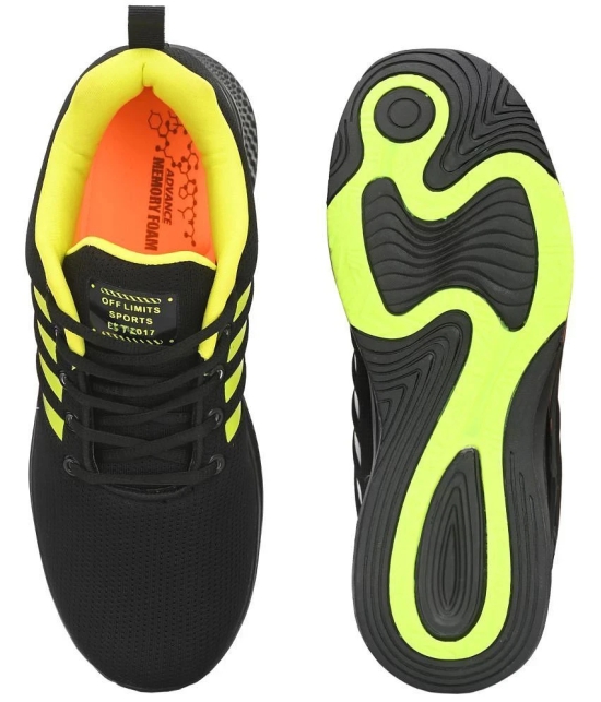 OFF LIMITS - COULTER Black Mens Sports Running Shoes - None