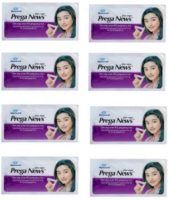 PREGANEWS at home one step urine HCG Digital Pregnancy Test Kit (8 Tests)