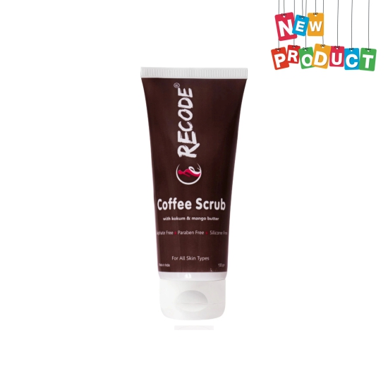 Recode Coffee Scrub in Tube - 100 gms-Recode Coffee Scrub in Tube - 100 gms