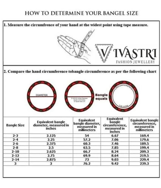 VIVASTRI Gold Bangle Set ( Pack of 1 ) - None