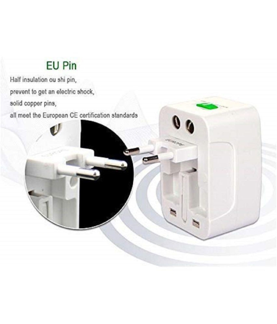 EIGHTEEN ENTERPRISE Universal Travel Adapter - White