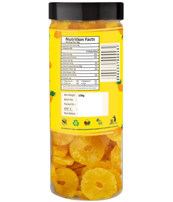 YUM YUM Premium Dried Pineapple Slice 150g