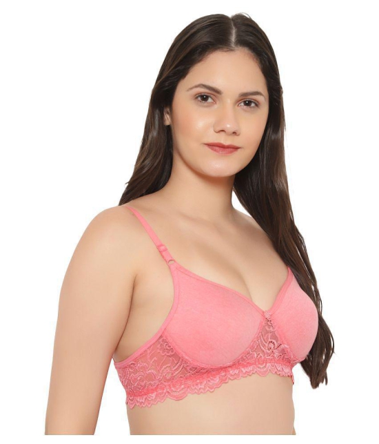 KYODO Cotton Everyday Bra - Pink Single - 34B