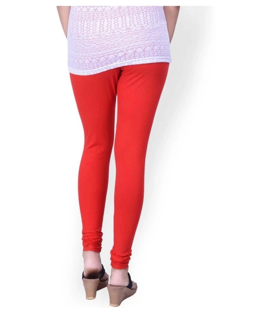 TCG Combo of 4 Leggings Gray, Red, Pink & Orange_GL414 - S