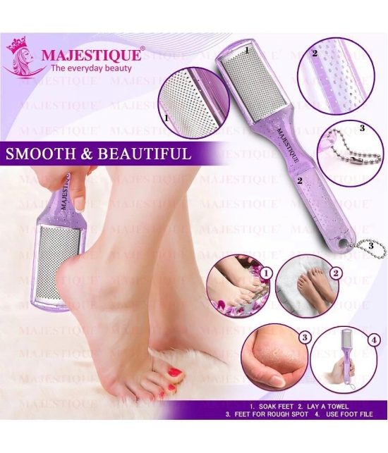 Majestique Foot File for Callus & Heel Removal, Dry & Wet Pedicure Tool - Color May Vary