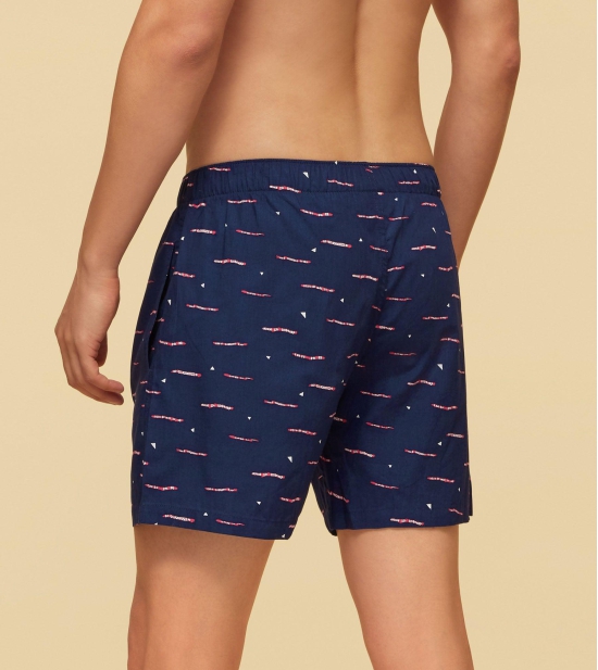 Savanna Cotton Boxers Driftwood Blue XL