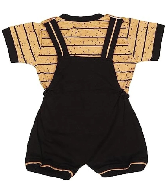 NammaBaby - Brown Cotton Unisex Dungaree Sets ( Pack of 1 ) - None