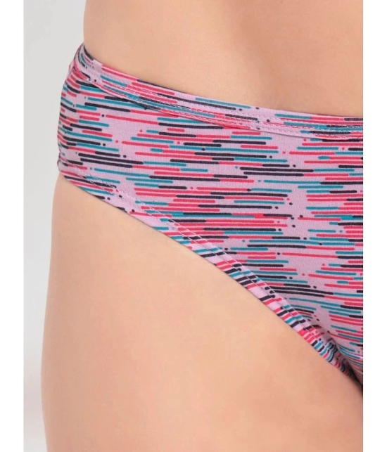 Jockey 1410 Womens Super Combed Cotton Bikini- Light Prints(Pack of 3 - Color & Prints May Vary) - None