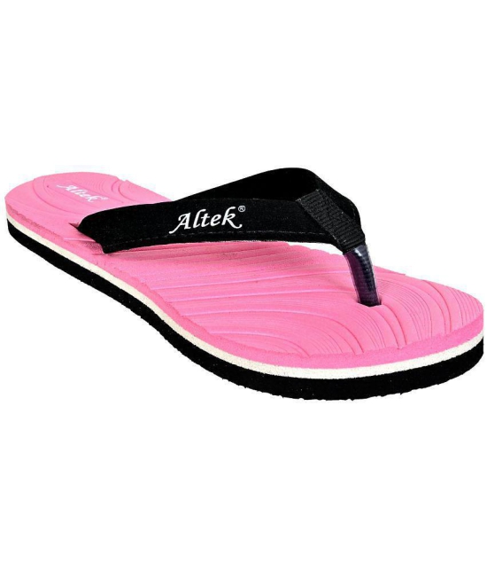 Altek - Pink Womens Flip Flop - None