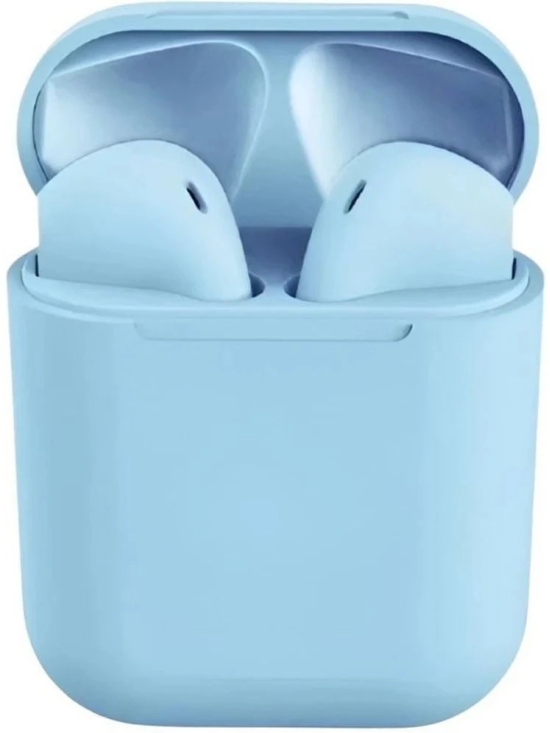 Neo I12 INPODS Bluetooth True Wireless (TWS) On Ear 2 Hours Playback Magnetic earpeice IPX4(Splash & Sweat Proof) Blue