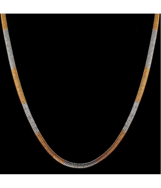 FASHION FRILL - Gold Plated Chain ( Pack of 1 ) - Golden