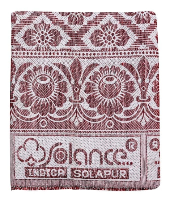 Solance Mandhania Indica Cotton Solapur Chaddar Blanket Single Bed Full Size Pack of 2