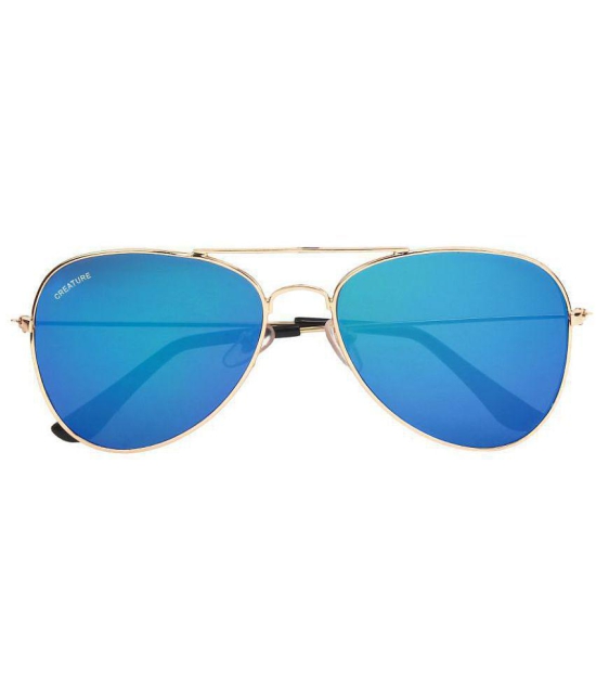 Creature - Blue Pilot Sunglasses ( SUN-145 ) - Medium