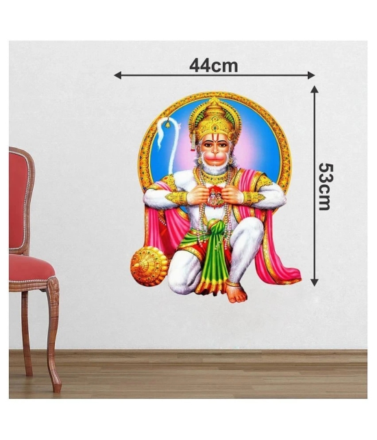 Decor Villa HANUMANJI Religious & Inspirational Sticker ( 45 x 58 cms )