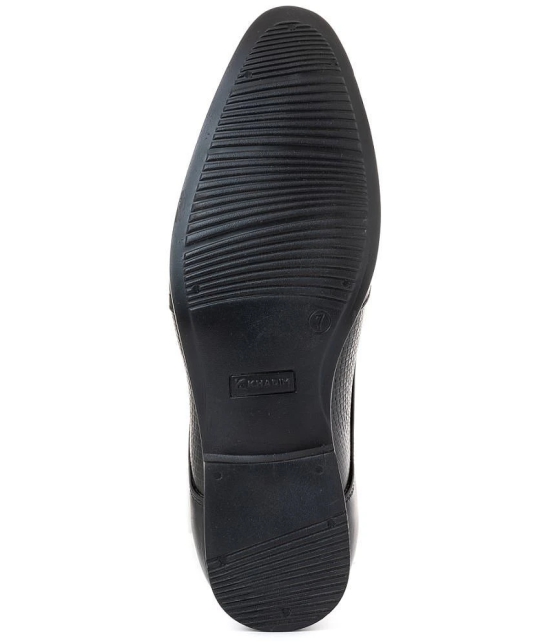 Khadims - Black Mens Slip On Formal Shoes - None