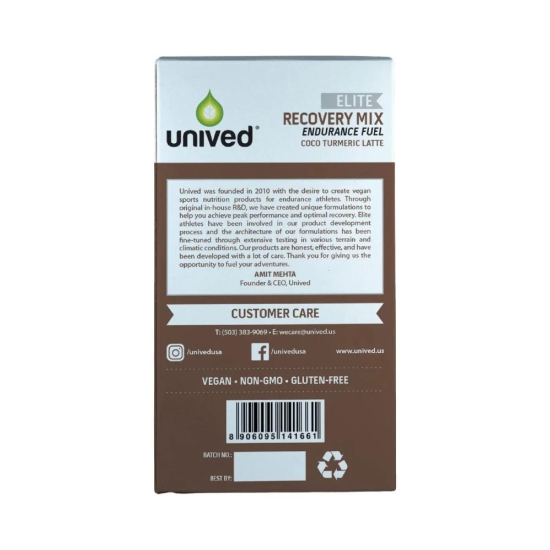 Unived Elite Recovery Mix-Box of 8 / Coco Turmeric Latte