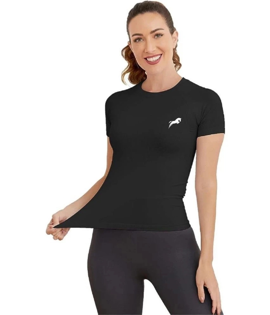 Just Rider Black Polyester Compression - Single - None