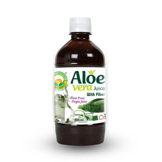 Basic Ayurveda Aloe Vera Juice (Sugar Free Fiber) |  | Helps to Reduce Weight | Reduces Acne-Pimple and Dark Spots | It provides essential nutrients to the body | Provides Antioxidants to the bod