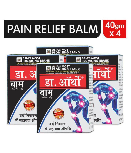 Dr. Ortho Balm 40gm - 100% Ayurvedic Balm Pack Of 4