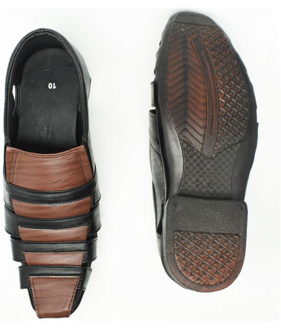 Dream Makers - Black Men's Sandals - None