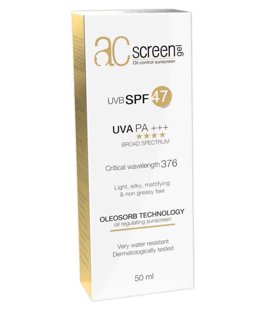 Acscreen oil control Sunscreen Gel SPF 47 PA+++ 50 mL