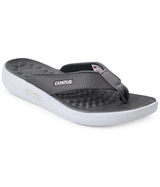 Campus - Grey Melange Womens Thong Flip Flop - None